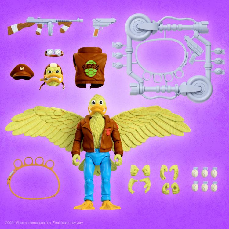 Teenage Mutant Ninja Turtles ULTIMATES! Ace Duck Action Figure - Collectible TMNT Toy for Fans & Collectors - Perfect for Display, Play, and Nostalgic Gift Giving