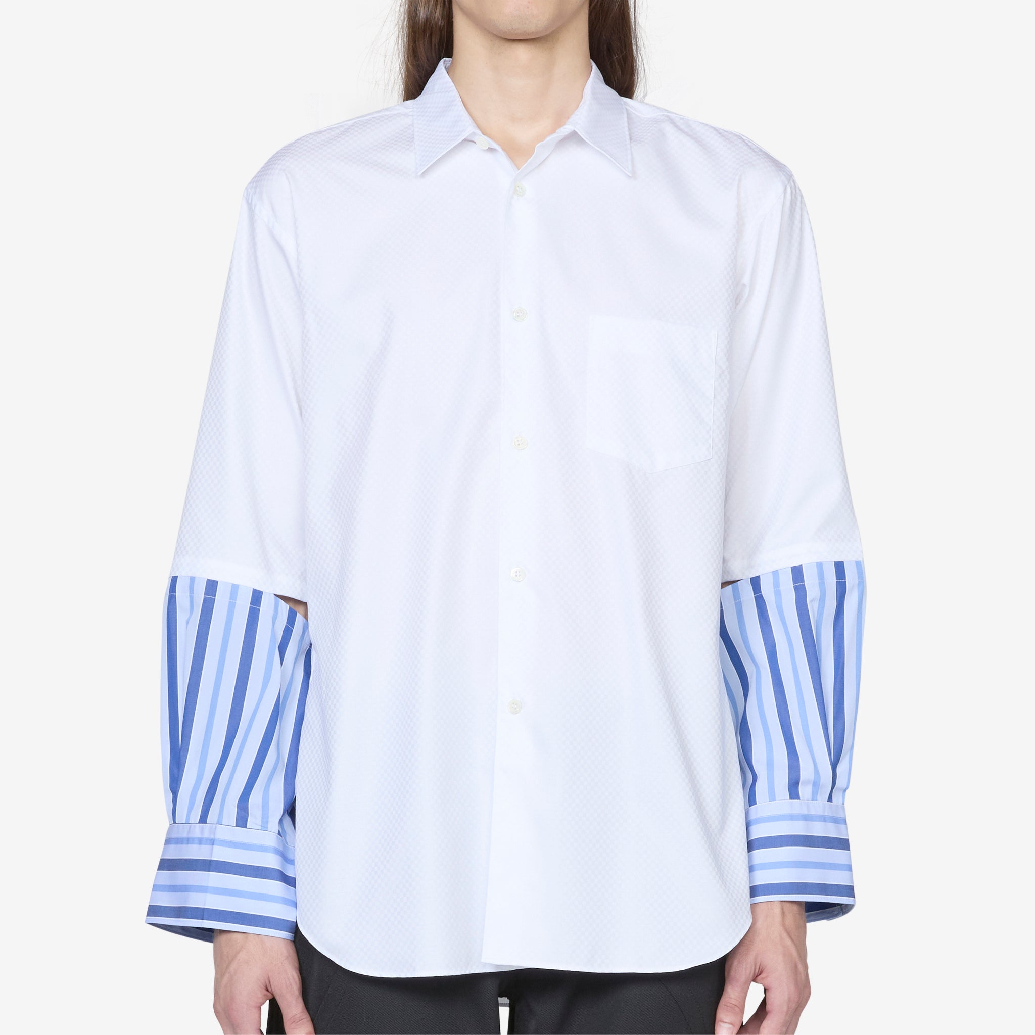 Men's White Striped Shirt - Casual Button Down Shirt for Business & Everyday Wear | Perfect for Office, Date Night & Weekend Outfits