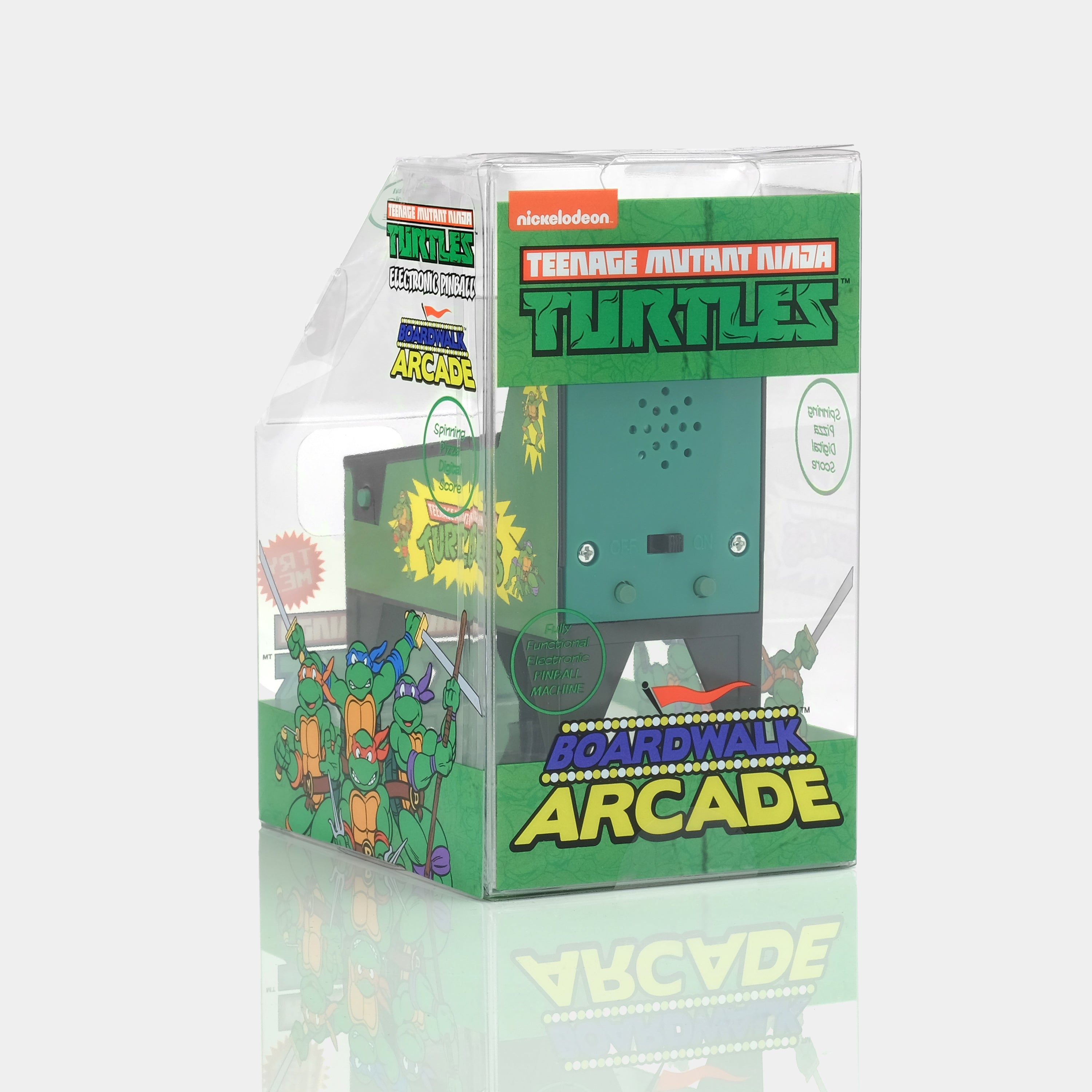 Teenage Mutant Ninja Turtles Electronic Pinball Game - Boardwalk Arcade Style Home Entertainment for Kids & Adults - Perfect for Game Rooms, Birthday Gifts & Family Fun Nights