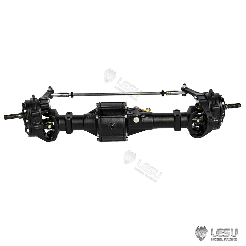 LESU 1/10 UM406 RC Crawler Metal Differential Lock Kit - Front & Rear Axle Upgrade Parts for Remote Control Climbing Truck - DIY Off-Road Adventure & Rock Crawling Accessories