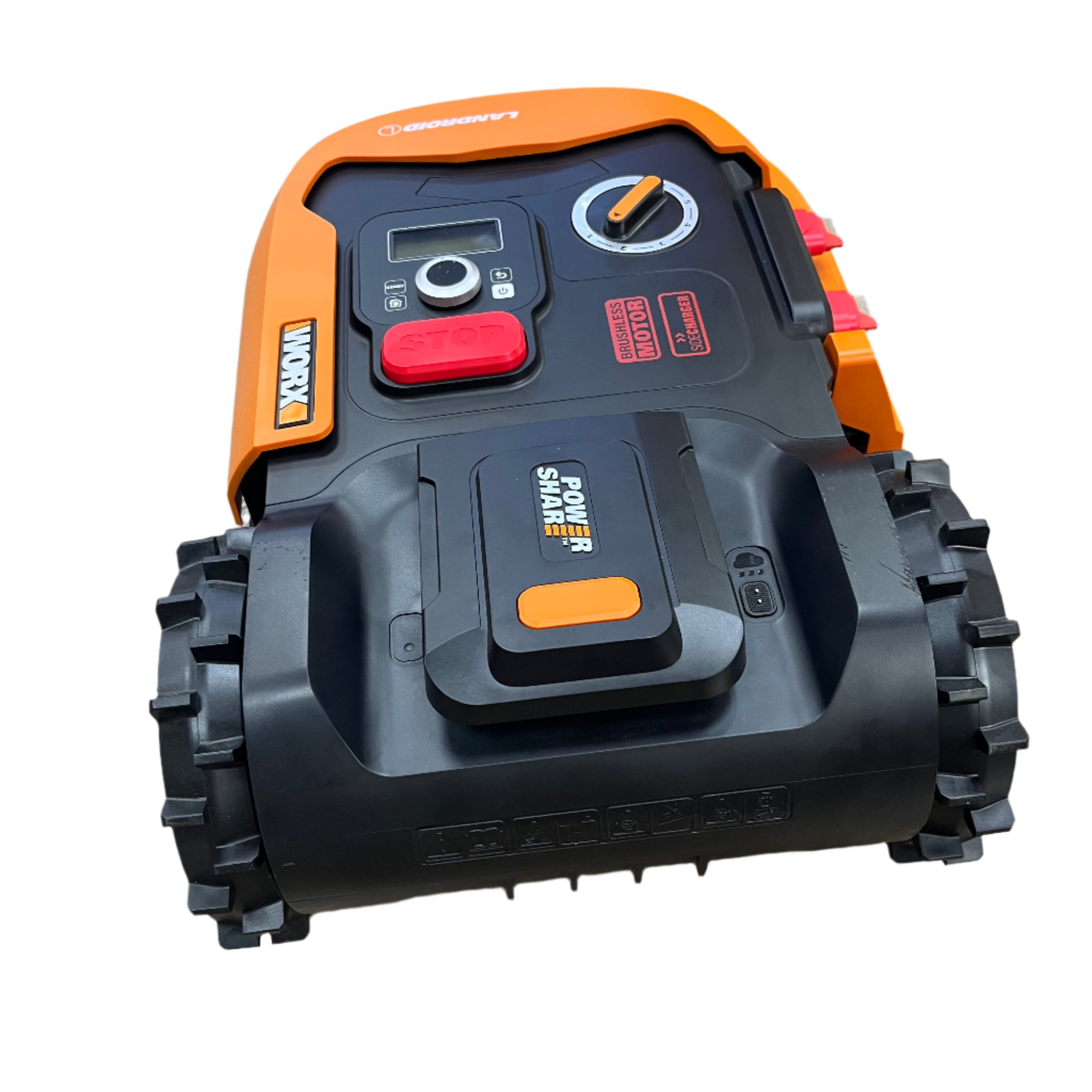 Worx WR155 Landroid L 20V Robotic Lawn Mower - Automatic Cordless Lawn Mower for Small to Medium Yards - Perfect for Backyard, Garden & Landscaping Maintenance