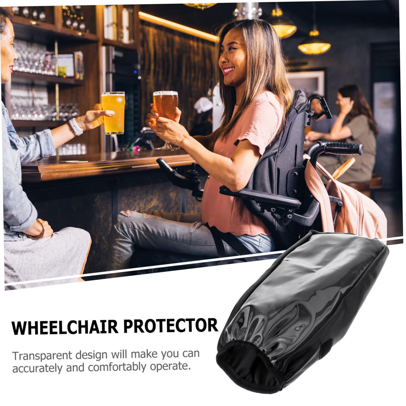 Electric Wheelchair Accessories - Jazzy Power Chair Joystick Cover, Arm Covers & Controller Wrist Rest | Wheelchair Protector for Enhanced Comfort & Safety | Ideal for Mobility Scooters, Power Chairs & Home Healthcare Use