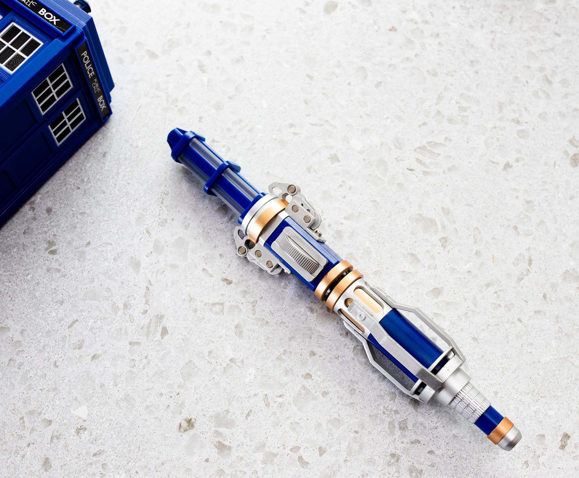 Doctor Who 12th Doctor Electronic Sonic Screwdriver with Light & Sound Effects | Official Collectible Toy for Sci-Fi Fans & Cosplay | Perfect for Halloween Costumes & Whovian Gift Giving