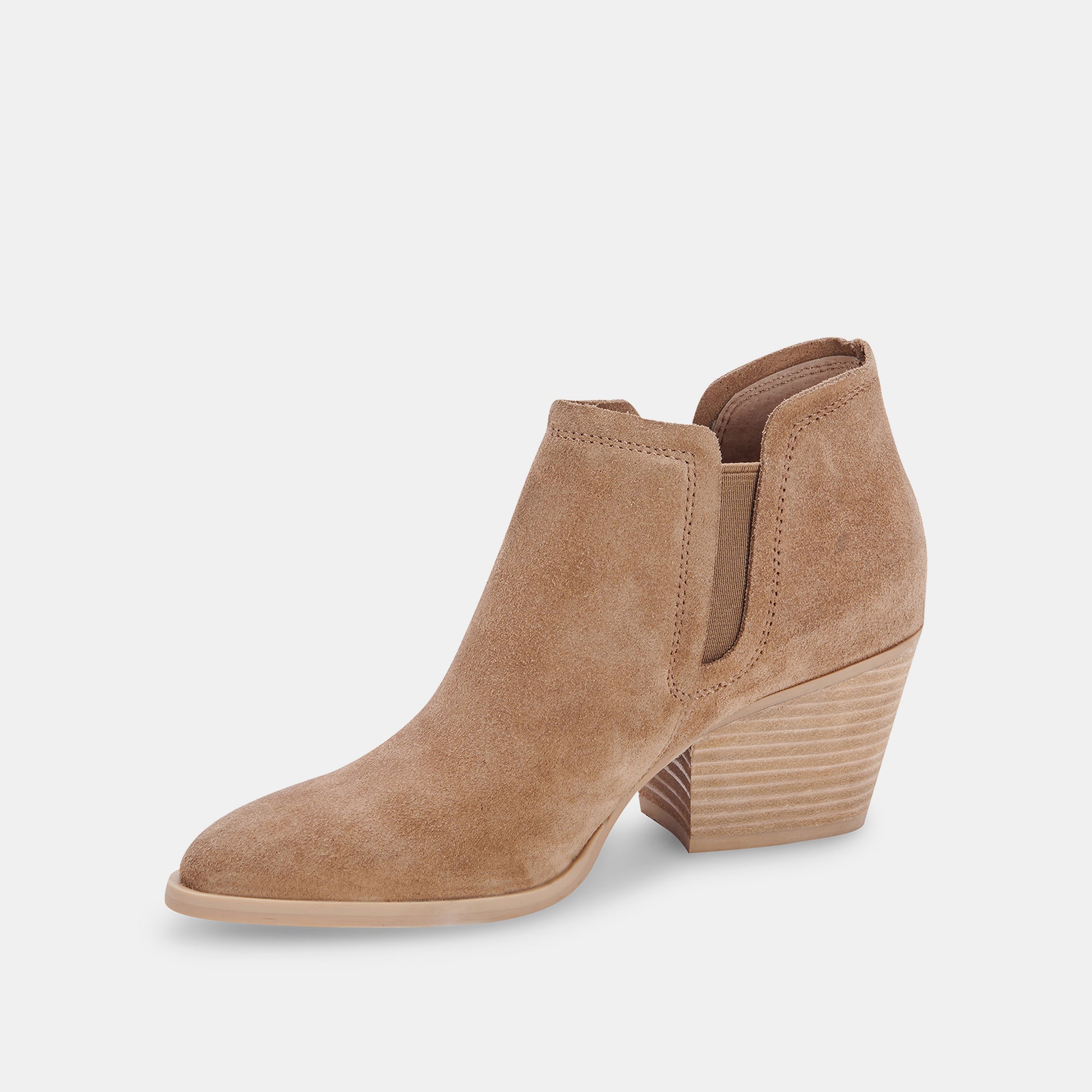 DENALI BOOTIES TRUFFLE SUEDE ANKLE BOOTS - Women's Winter Fashion Boots for Casual Outfits & Outdoor Adventures