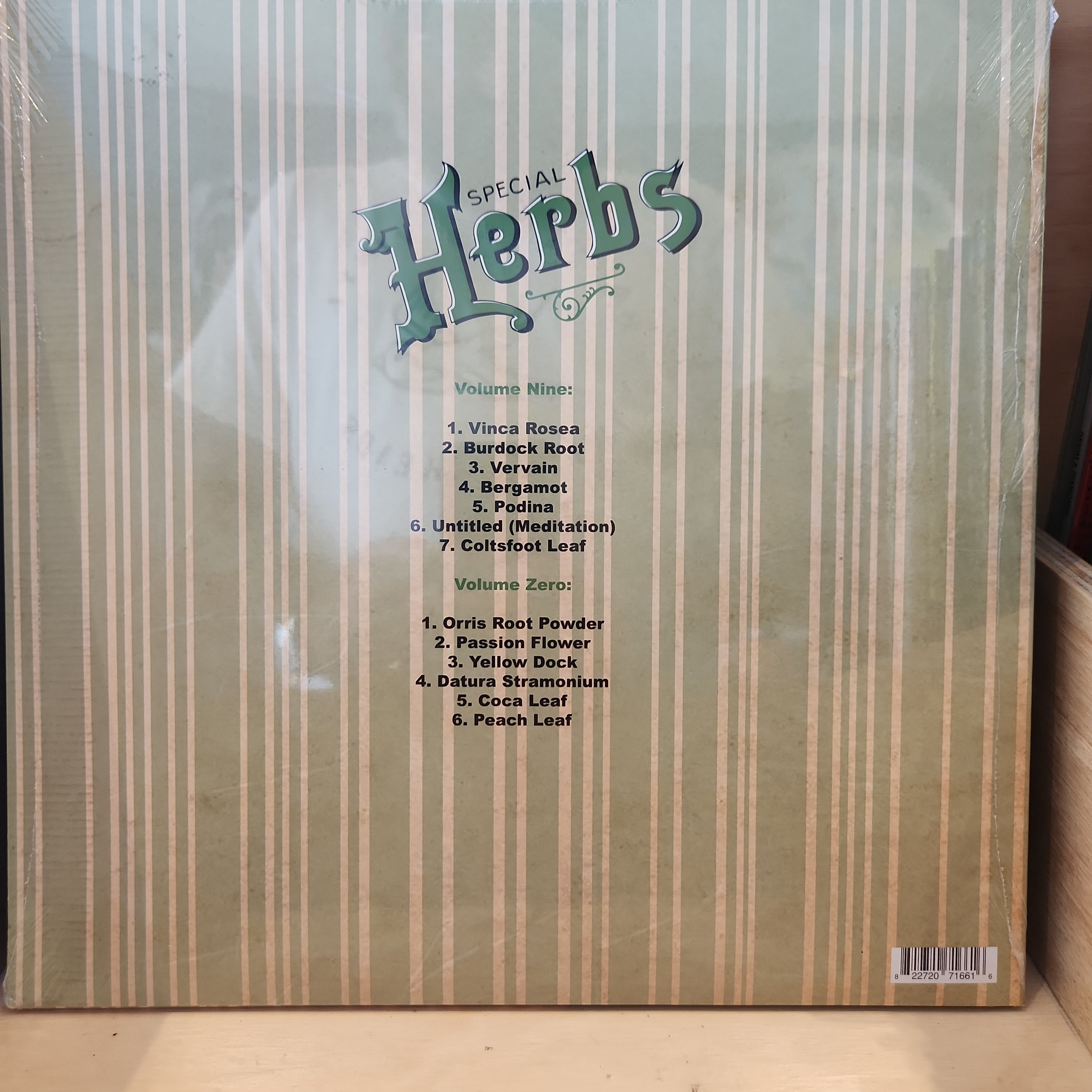MF Doom - Metal Fingers Presents Special Herbs Vol 9 & 0 Vinyl LP Record | Hip Hop Instrumental Beats | Perfect for DJs, Music Producers & Hip Hop Collectors