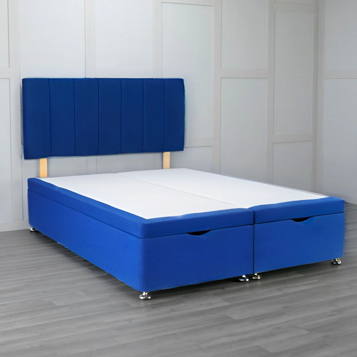 Front Opening Ottoman Bed Base with Storage - Space Saving Bed Frame for Small Rooms & Apartments | Perfect for Extra Storage & Guest Beds