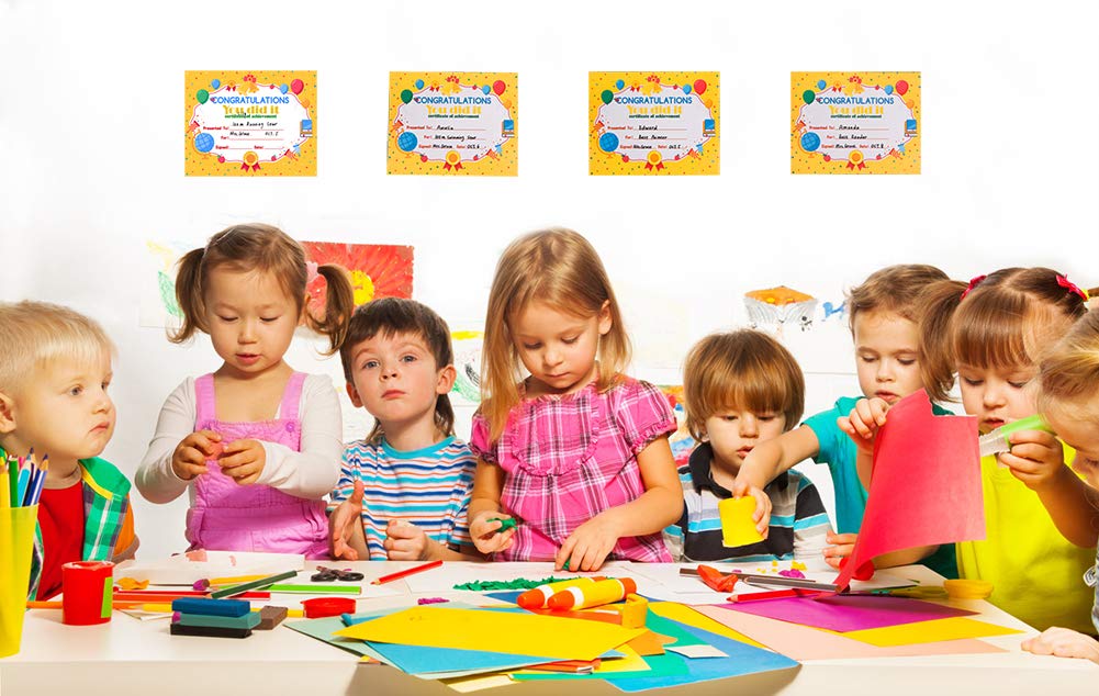 30PCS Kids Award Certificates 8x10 Inch - Classroom & School Supplies for Teachers
