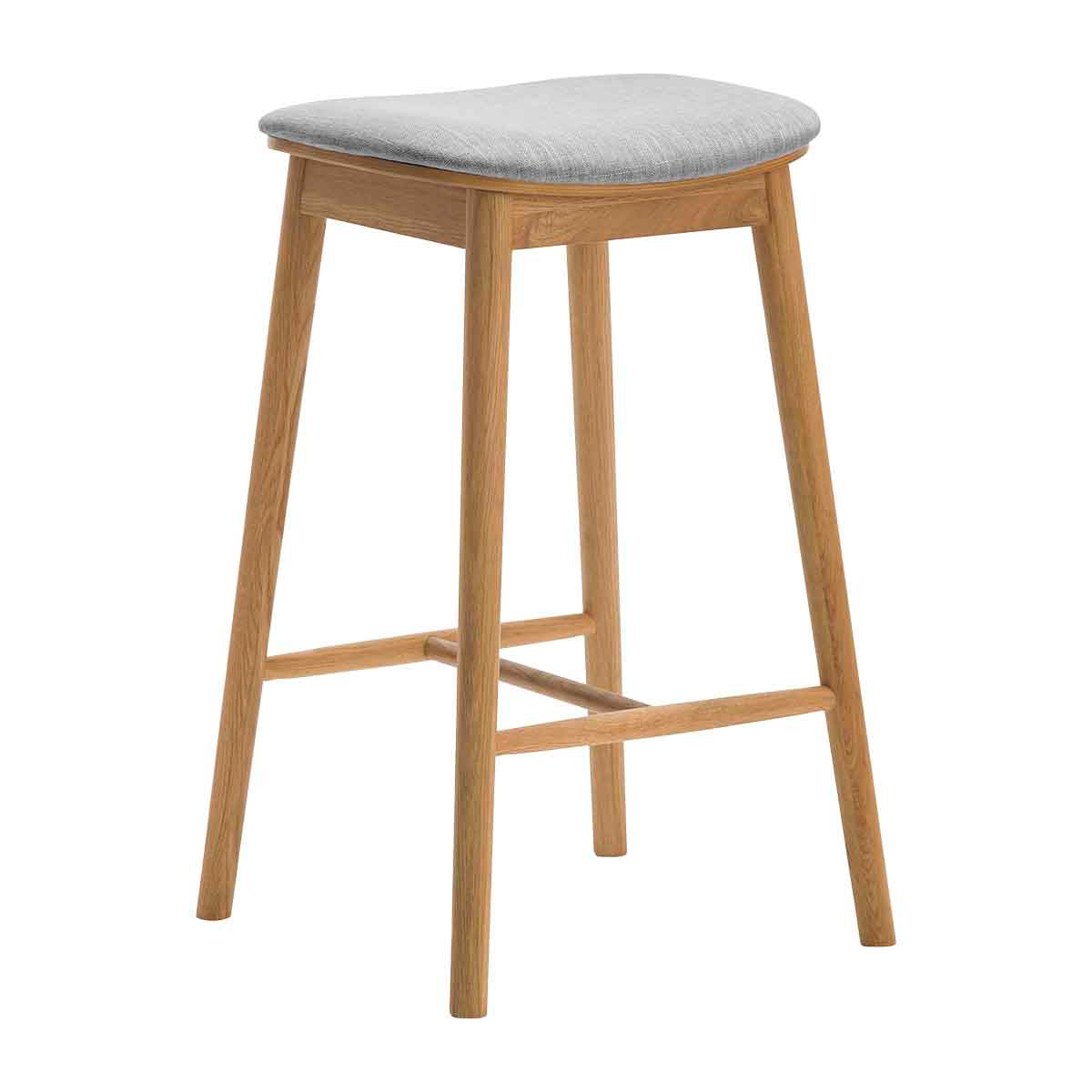 Lando Fabric Backless Bar Stool - Modern Kitchen Island & Counter Height Stool for Dining & Home Decor - Perfect for Small Spaces, Breakfast Nooks & Bars