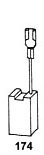 Milwaukee AG23-230 Carbon Brushes Replacement - Compatible with Milwaukee AG23-230 Power Tools - Auto Stop, Spring & Cable Included - Fits Models 4.931.329.116, 4.931.369.479 & 4931 36 94 79 - Ideal for Drilling, Sanding & Cutting Applications