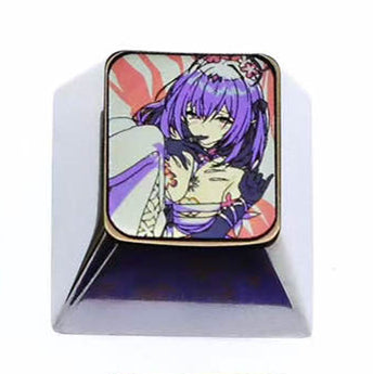 Honkai: Star Rail & Castoriuce Robin Themed 1U Titanium Alloy Custom Keycaps - Anime & Gaming Mechanical Keyboard Accessories for PC Gamers and Collectors - Perfect for Cosplay, Streamer Setups, and Gift Giving