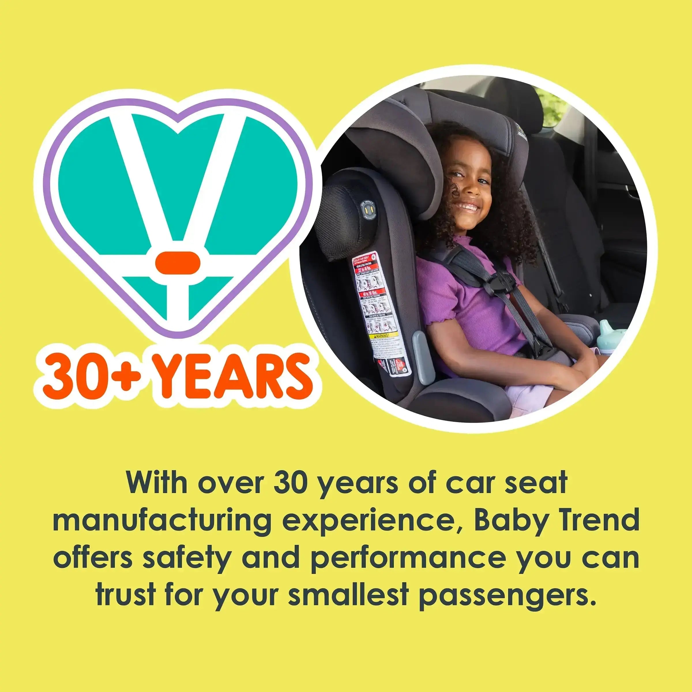 Hybrid™ SI 3-in-1 Convertible Booster Car Seat with Side Impact Protection - Safe for Infants, Toddlers & Big Kids | Perfect for Travel, School & Family Road Trips