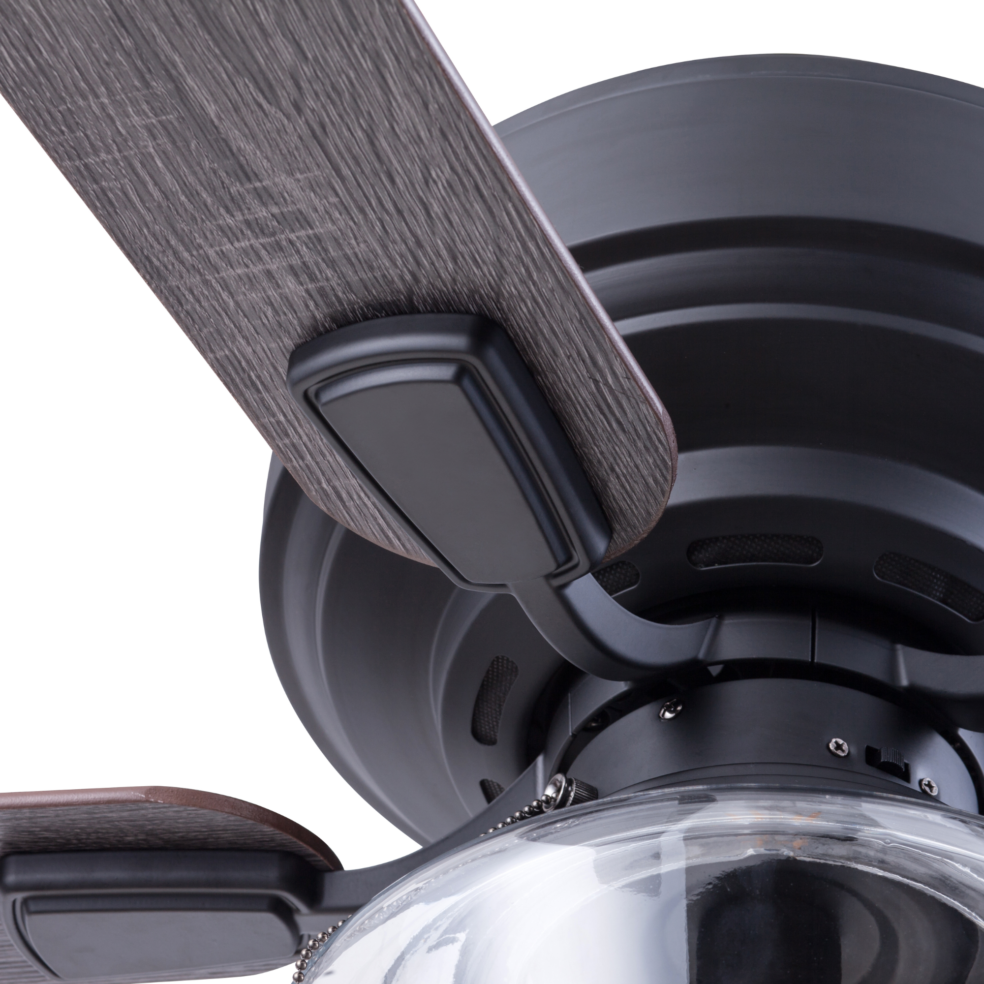 52 Inch MaCenna Ceiling Fan with Pull Chain - Matte Black Finish, Quick Attach™ Technology - Perfect for Living Room, Bedroom & Office Spaces