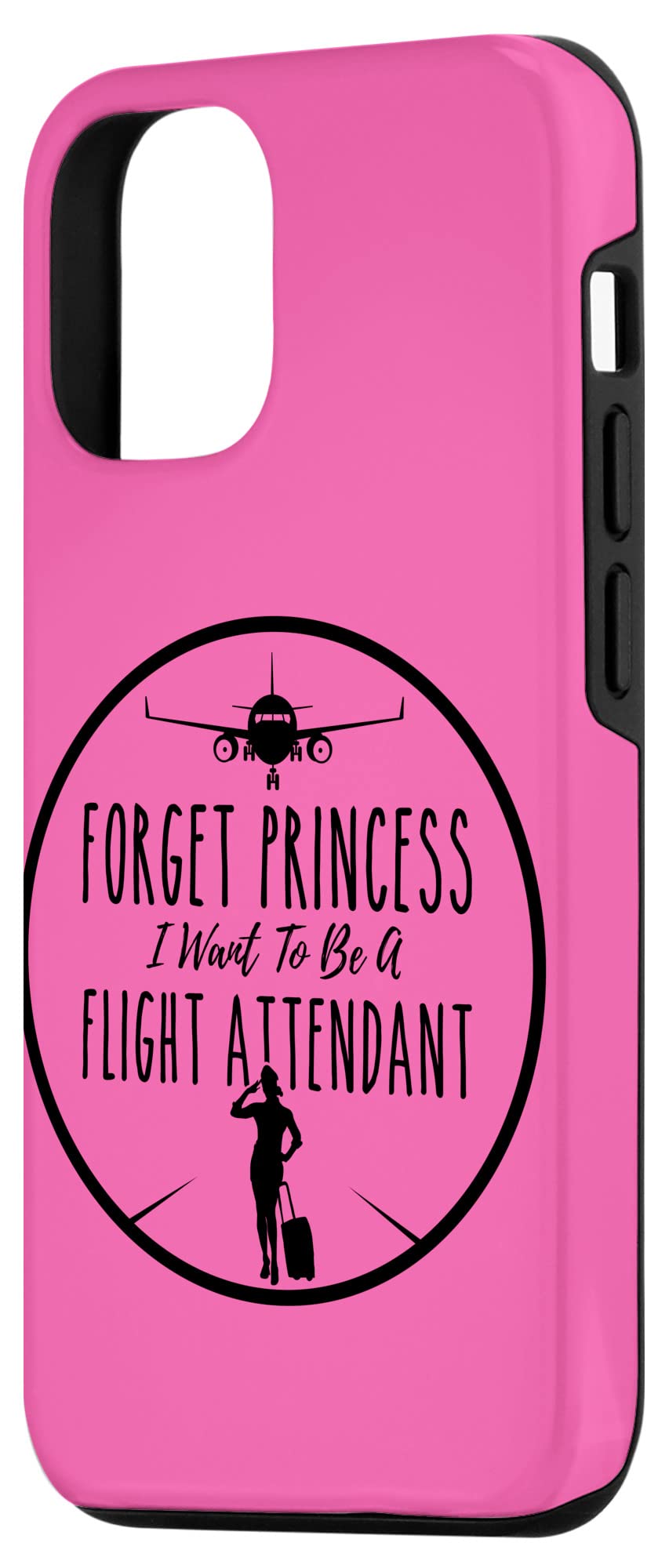 iPhone 12/12 Pro Flight Attendant Inspired Phone Case - Stylish Protective Cover for Travel & Aviation Enthusiasts | Perfect for Cabin Crew, Travel Lovers & Airplane Themed Gifts