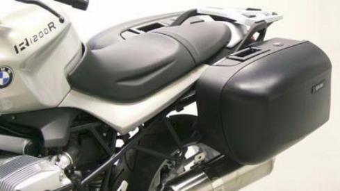 BMW R1200R (2006-2013) Motorcycle Luggage Rack & Saddlebag Mount Kit - Heavy Duty Aluminum Rear Carrier for Touring & Adventure Riding