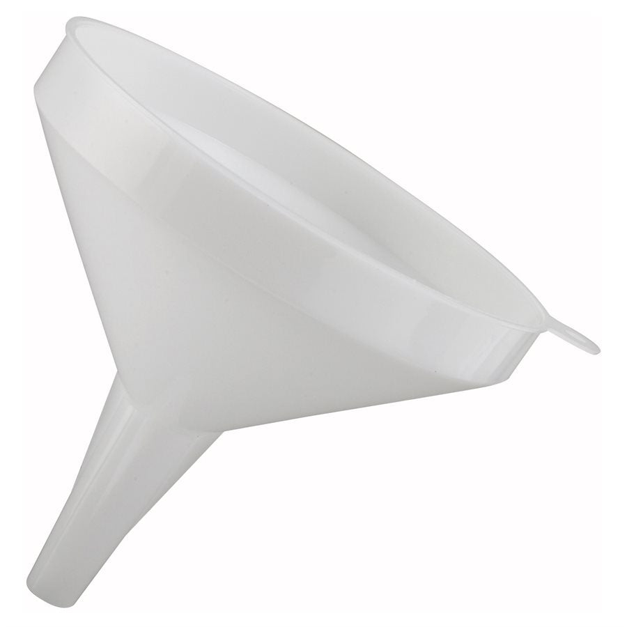 Winco 6.25 Inch Plastic Funnel - Durable Kitchen & Automotive Funnel for Pouring Liquids, Oils, and Chemicals - Ideal for Cooking, Baking, Car Maintenance, and DIY Projects