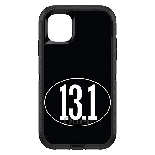 Black White 13.1 Half Marathon Run On Black Case