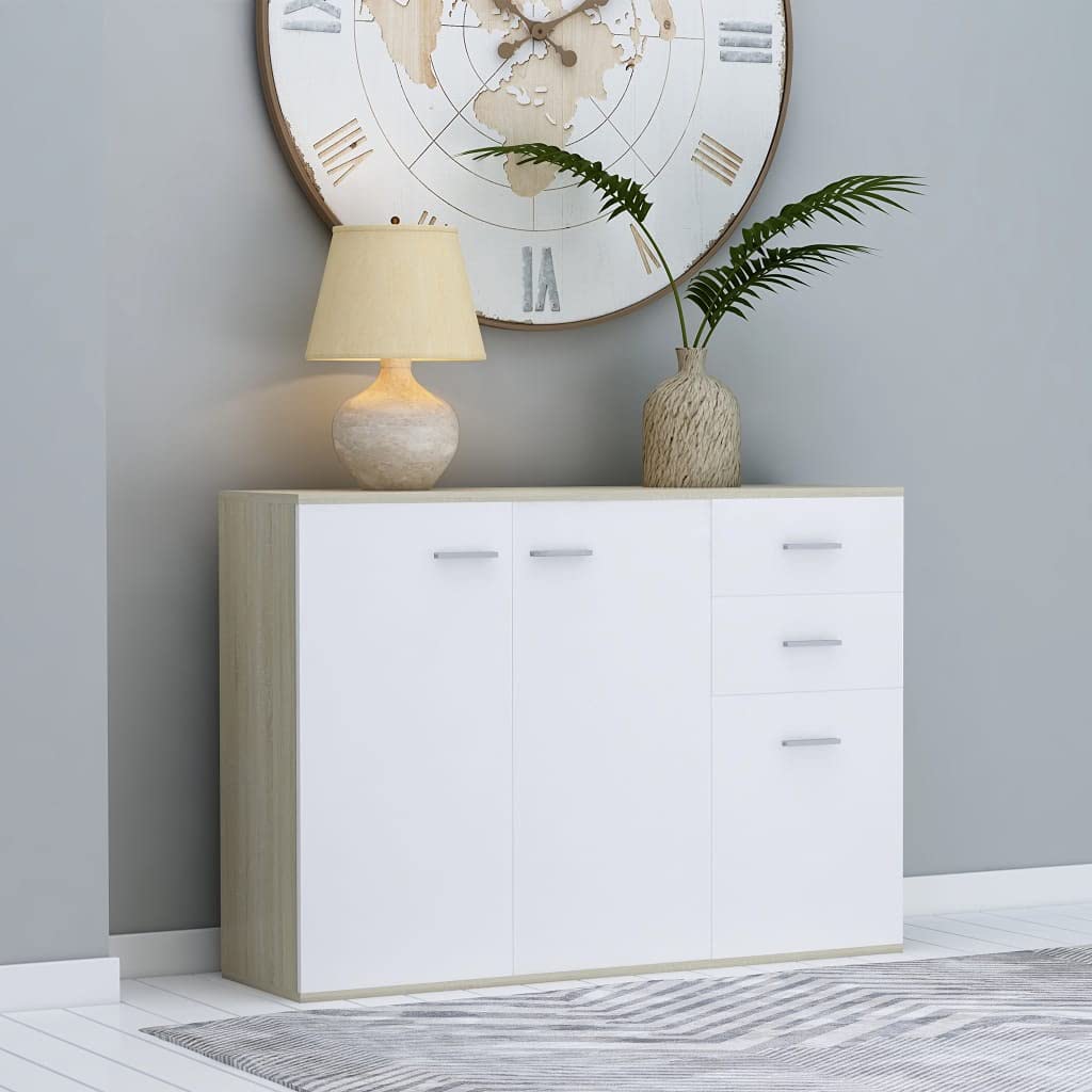 Free Standing Sideboard Cabinet for Kitchen & Office Storage