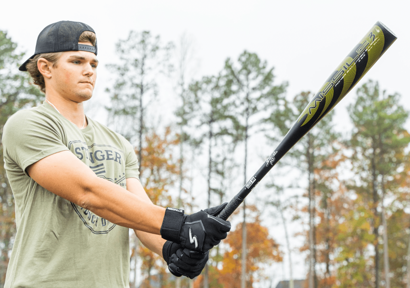 Premium Winder Series Batting Gloves - Blackout Baseball & Softball Gloves for Hitting & Fielding | Ideal for Training, Games & Outdoor Sports