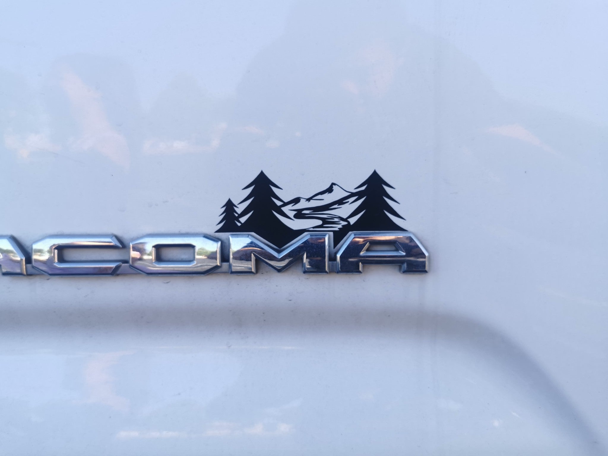 Black Mountain Trail Team Fender Decals (2-Pack) for Toyota Tacoma Tundra 4Runner FJ - Off-Road Adventure Stickers for Truck & SUV Customization