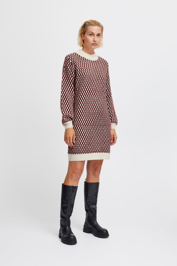 Mara Knit Dress for Women - Soft Stretchy Comfort Fit Casual & Party Wear (Port Royal) | Perfect for Date Nights, Office, and Weekend Outings