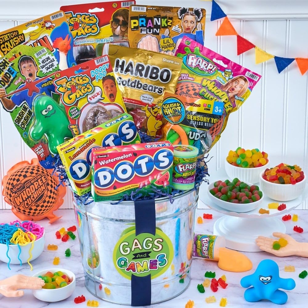 Easter Gift Basket for Kids - Assorted Toys & Candy for Boys & Girls | Perfect for Easter Celebrations & Holiday Gifting | GourmetGiftBaskets.com