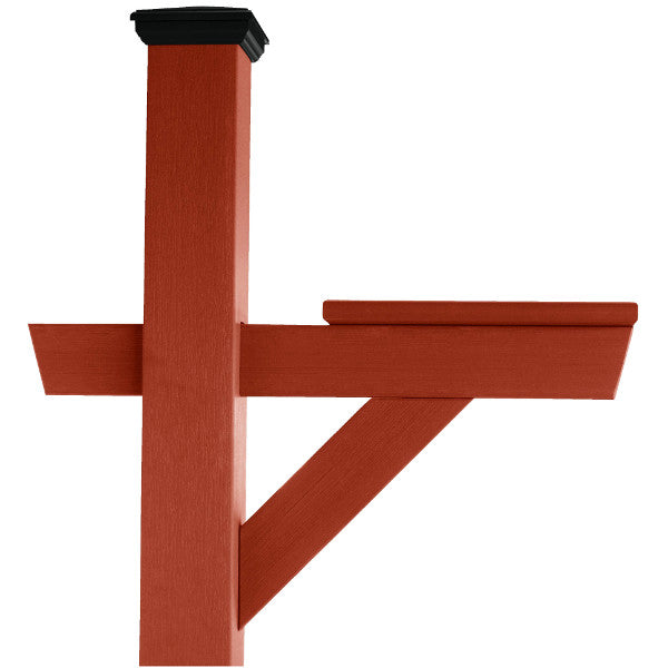 Durable Outdoor Hazleton Mailbox Post - Heavy Duty Steel Mailbox Stand with Anti-Rust Coating for Residential & Commercial Use - Perfect for Driveway, Garden, and Front Yard Installation