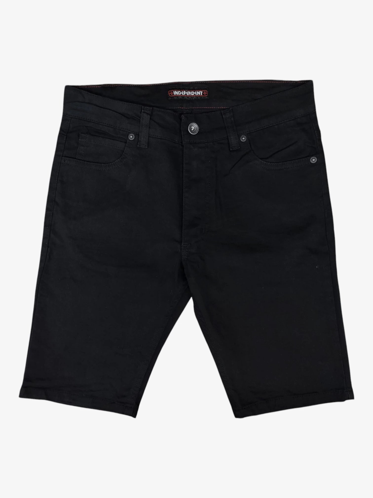 Bermuda Independent Wa Skinny Jeans for Men - Slim Fit Black Denim Pants for Casual Wear & Everyday Style