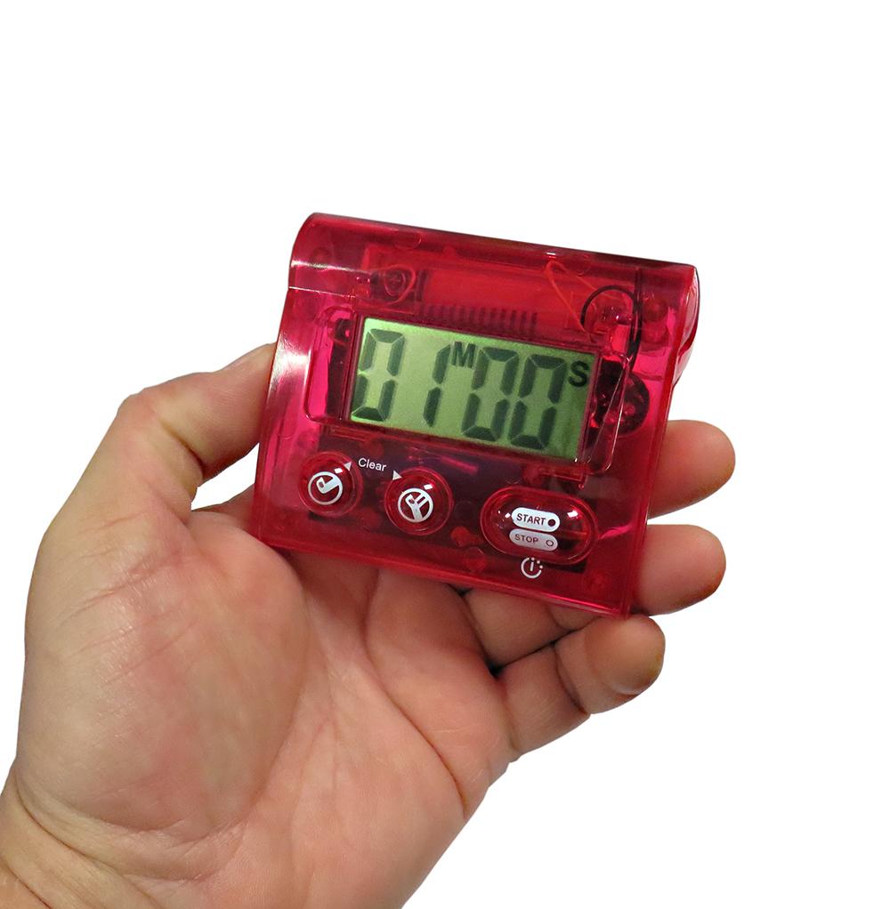 Large Digital Display Countdown Timer - Kitchen Timer, Classroom Timer, Workout Timer for Cooking, Baking, Teaching & Gym Training