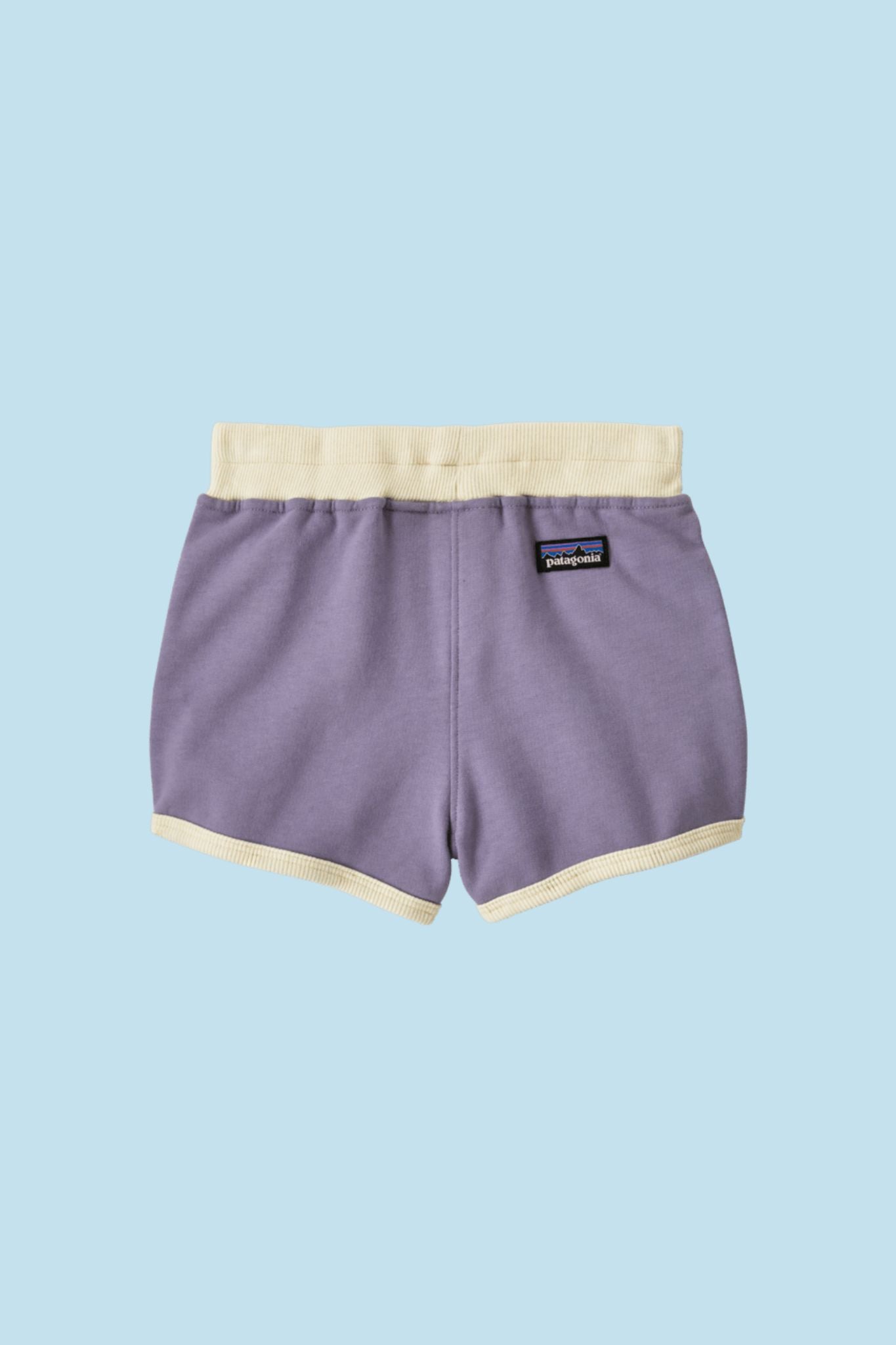 Purple Concrete Sweatshorts for Baby Girls - Soft & Comfortable Casual Wear for Playtime & Outings