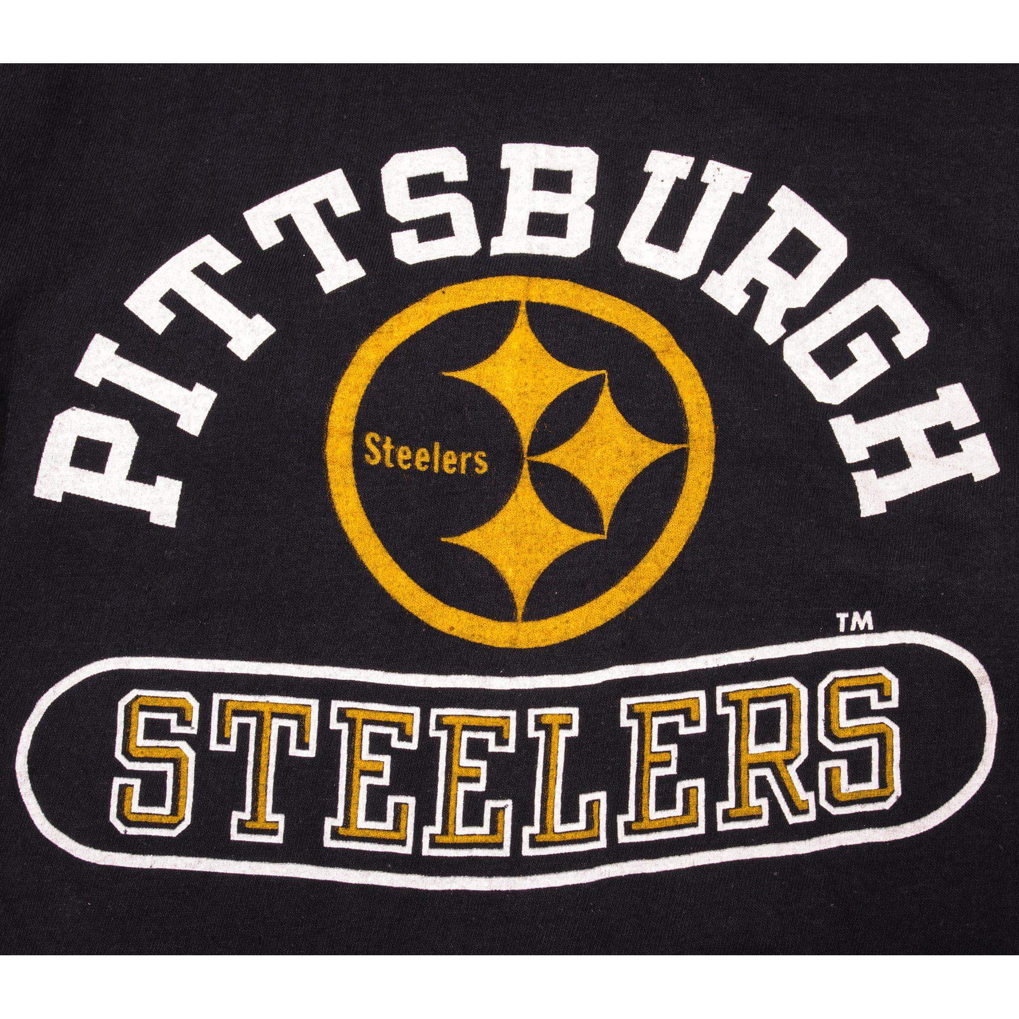 Vintage Champion NFL Pittsburgh Steelers T-Shirt 1980s XS - Made in USA - Retro Football Fan Apparel for Game Day & Casual Wear