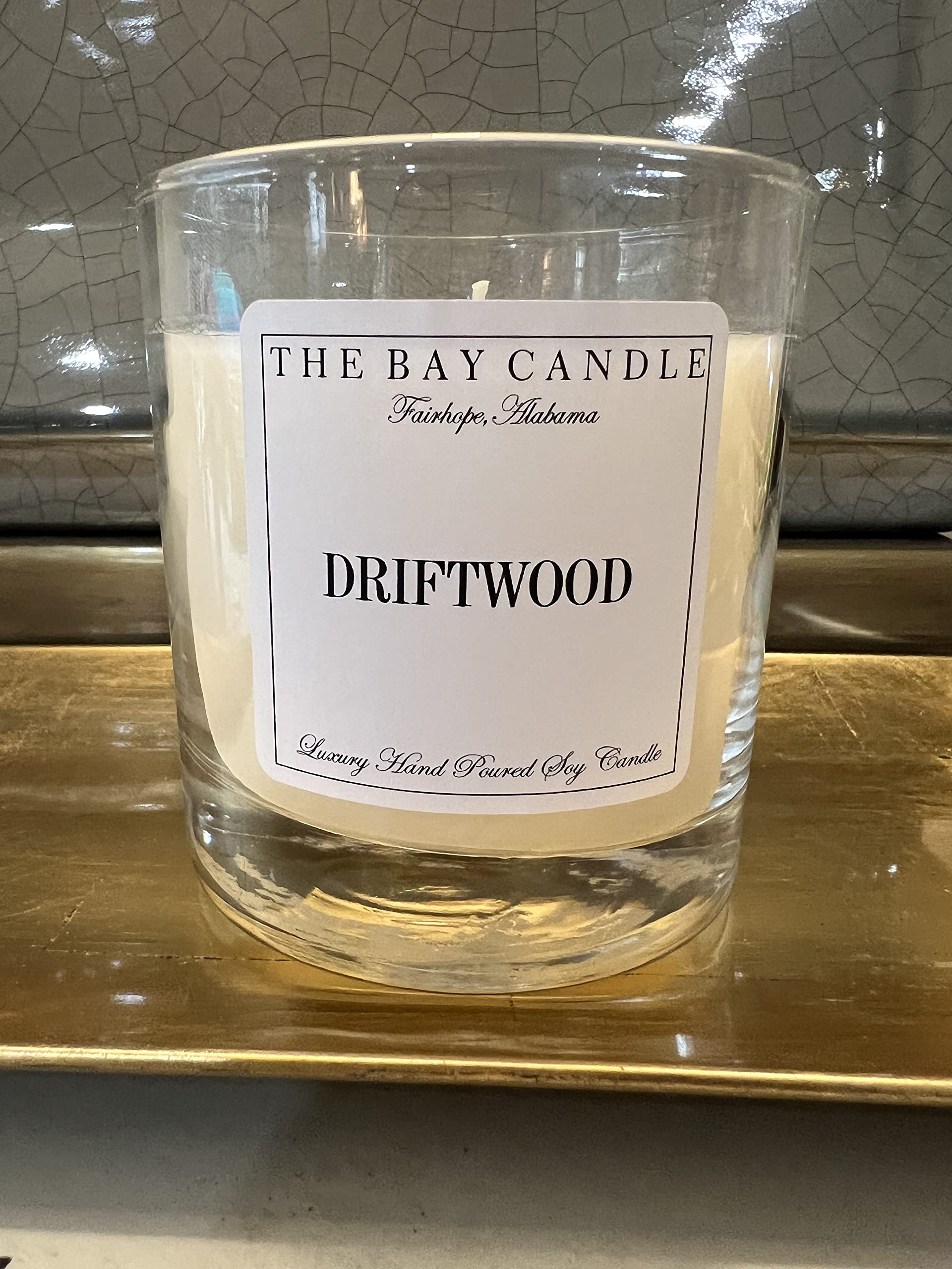 The Bay Candle Original 11 oz. Soy Wax Candle - Driftwood Scent | Eco-Friendly, Long-Lasting Fragrance for Home, Office & Relaxation