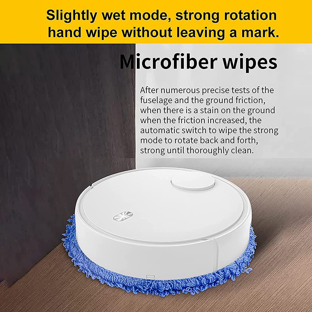 Smart Robot Mop Cleaner - Wet & Dry Vacuum for Home, Office, Bedroom Cleaning