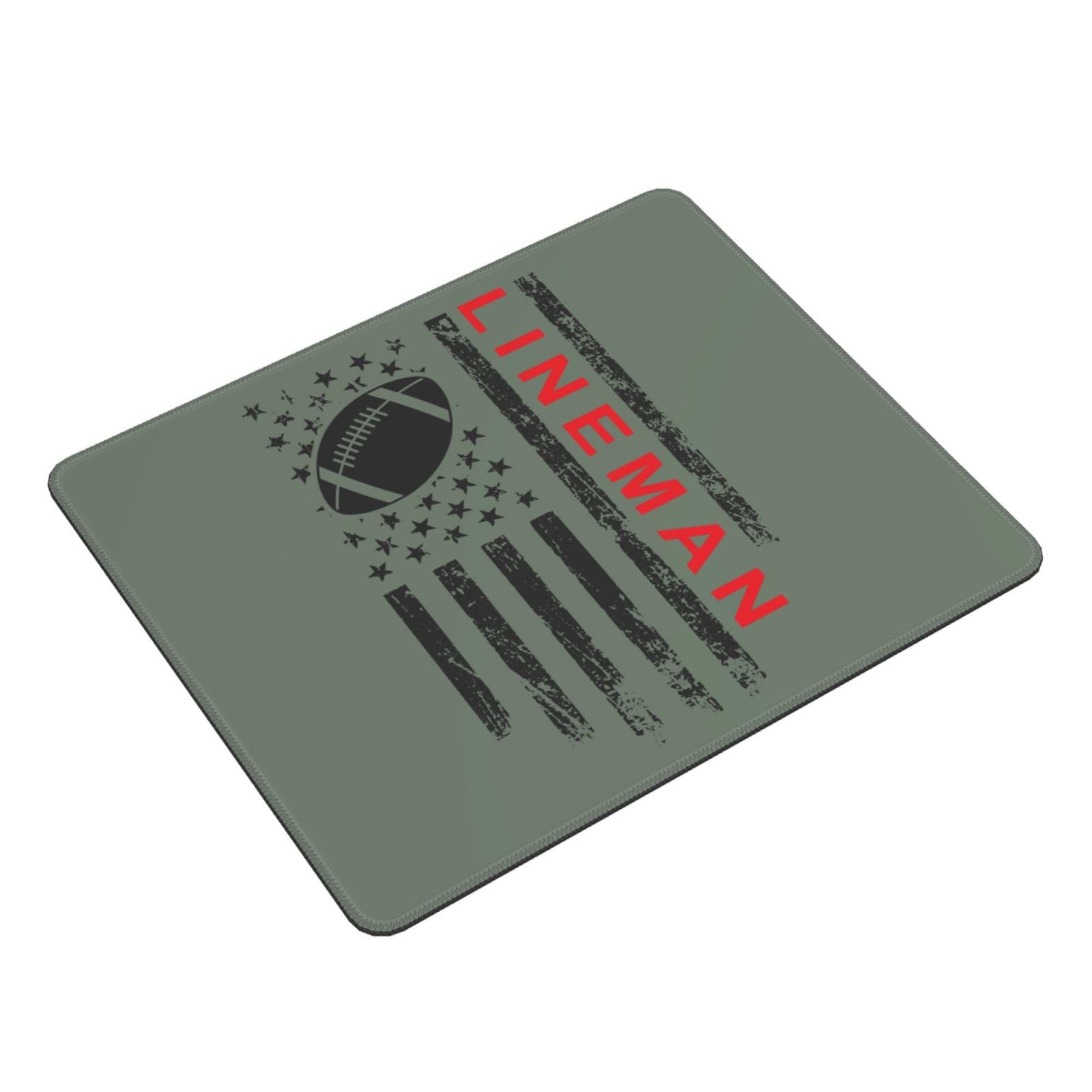 SIYTUAU Waterproof Non-Slip Rubber Mouse Pad - 10x12 Inch Gaming & Office Mousepad for Laptop - Perfect for Football Lineman Fans & PC Gamers - Great for Home, Office, and Esports Tournaments