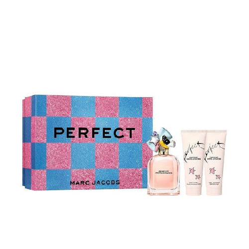 Marc Jacobs 3Pc Women's Luxury Gift Set - Perfume, Body Lotion & Shower Gel - Perfect for Birthdays, Anniversaries & Special Occasions