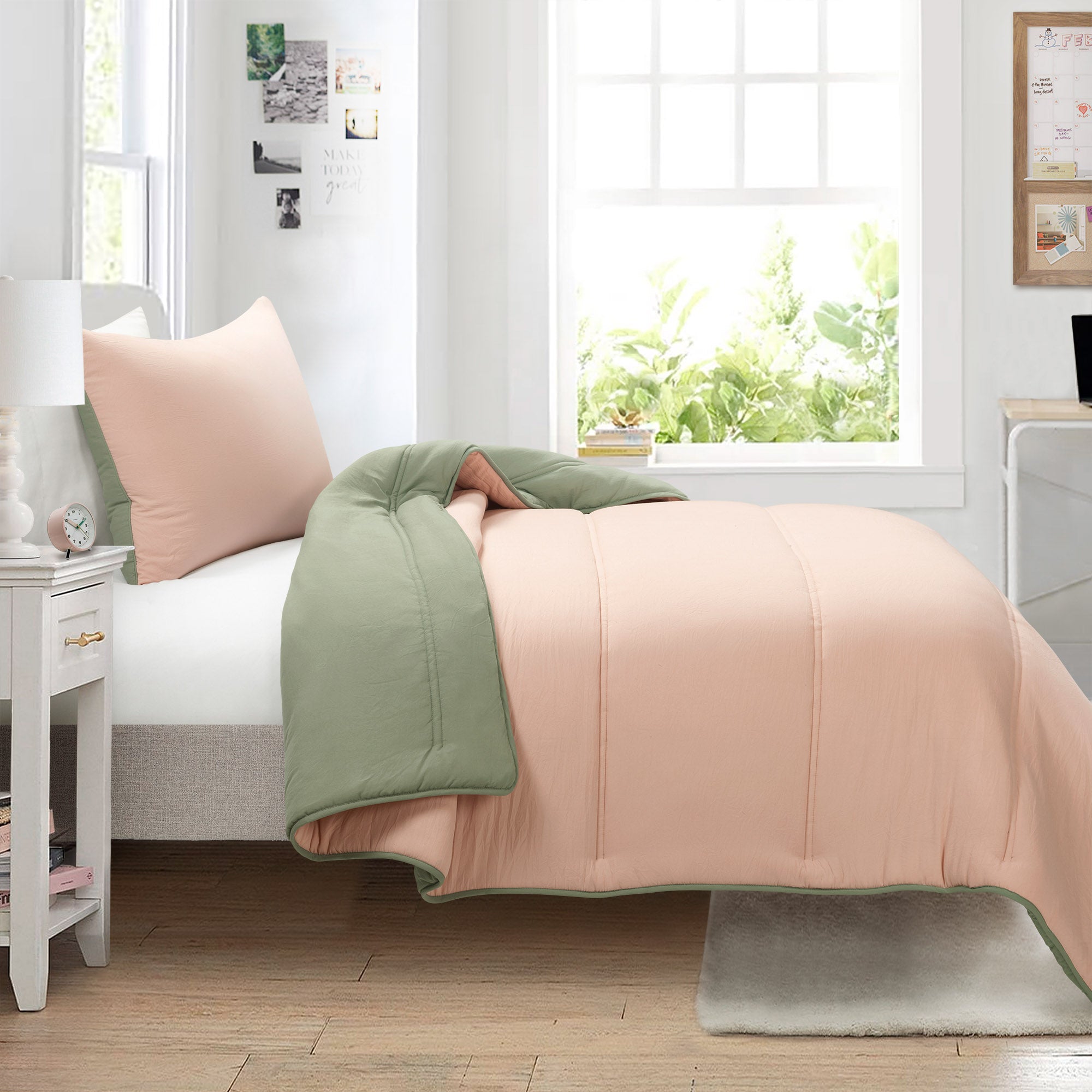Oslo Soft Reversible Quilted Comforter Set - King Size, All-Season Bedding with Ultra-Plush Fabric - Perfect for Master Bedroom, Guest Room & Cozy Home Decor