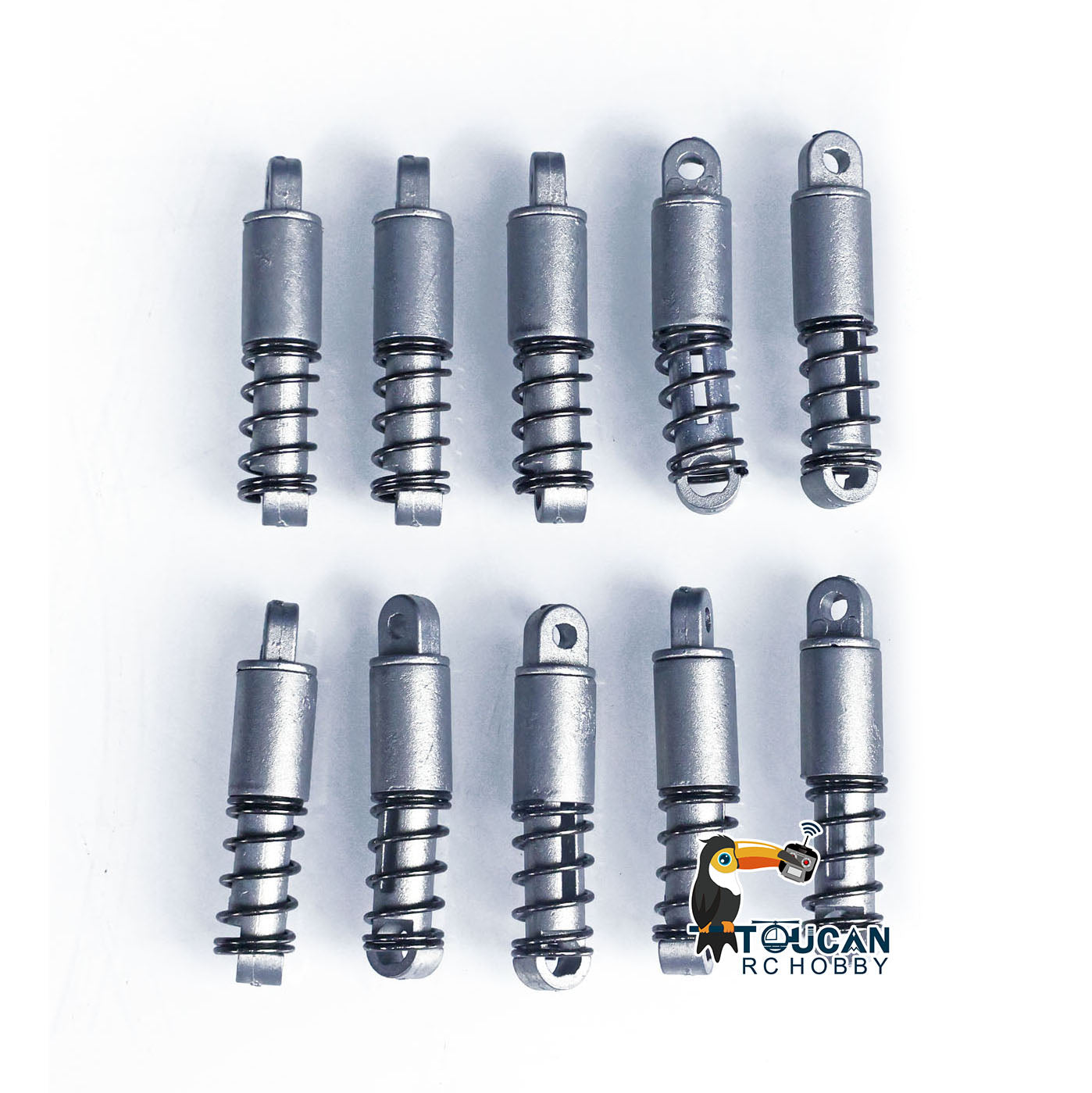 Heng Long 1/16 RC Tank Metal Tracks & Road Wheels Shock Absorber Set - DIY Spare Parts for Walker Bulldog 3839 Model - Perfect for RC Tank Upgrades & Military Vehicle Simulation