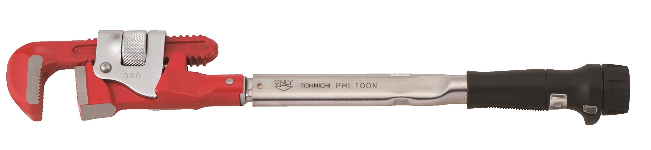 Tohnichi 1800PHL3-A Adjustable Torque Wrench with Pipe Head (30-150 ft.lbs) - Perfect for Automotive Repair, Plumbing, and Industrial Maintenance