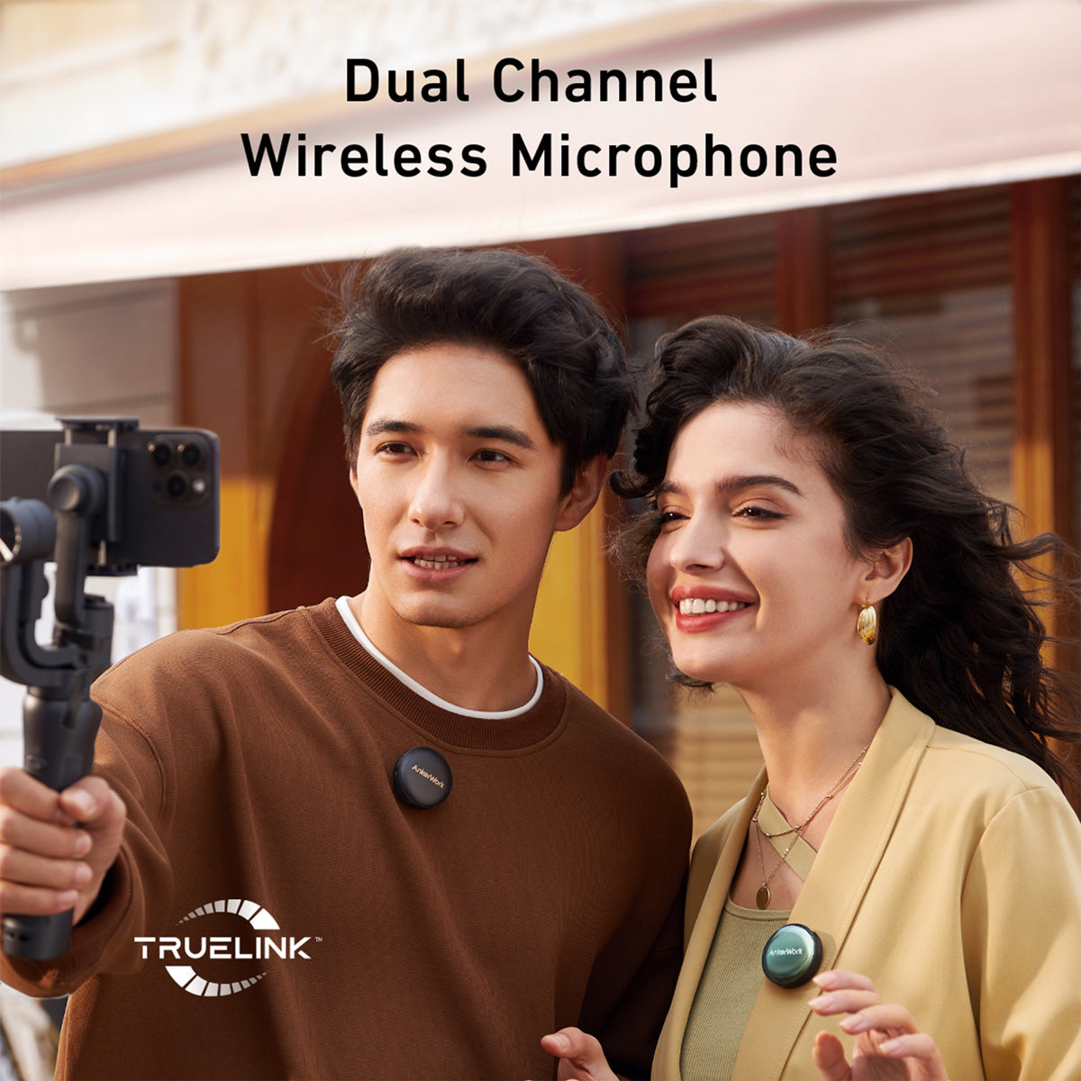 Anker Work M650 Wireless Lavalier Microphone - All-in-One Clip-On Mic for Recording, Streaming & Podcasting (Ideal for YouTube, TikTok, Zoom & Online Meetings)