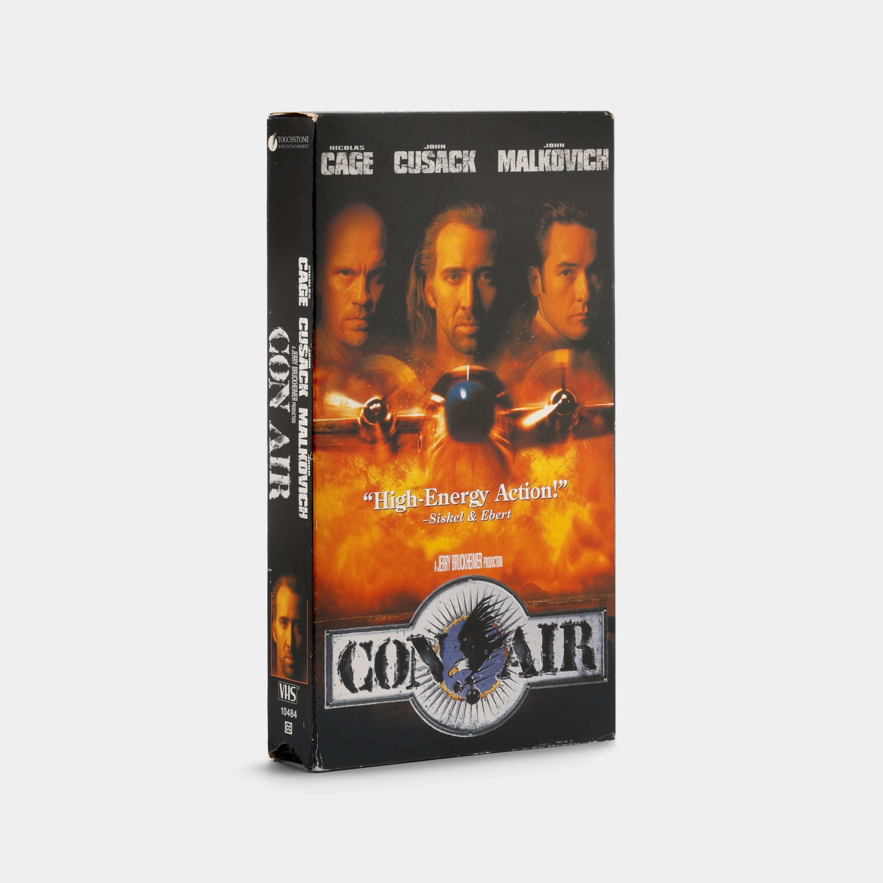 Con Air VHS Tape - Classic 1997 Action Movie Starring Nicolas Cage - Perfect for 90s Movie Nights & Nostalgic Collectors