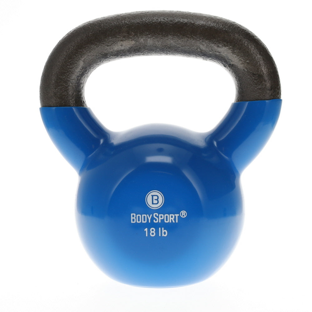 Body Sport® Kettlebells - Premium Cast Iron Weights for Home Gym & CrossFit Training | Ideal for Strength Training, Cardio Workouts & Functional Fitness