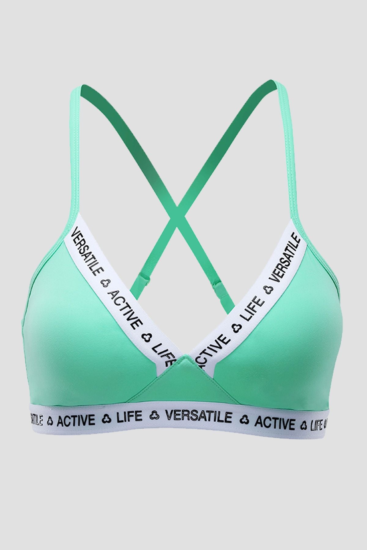 Twist Bra Green - Comfortable Yoga Sports Bra for Women - Perfect for Yoga, Gym, and Everyday Wear