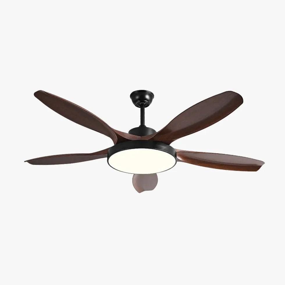 White Wooden Ceiling Fan with LED Light Kit - 52 Inch Modern Farmhouse Style - Perfect for Bedroom, Living Room, and Outdoor Covered Patio