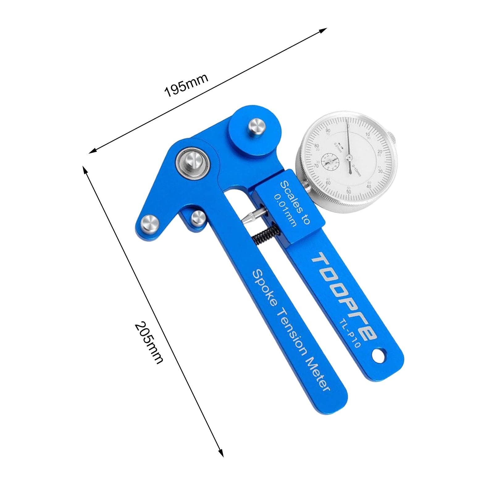 Professional Bike Spoke Tension Meter - Precision Wheel Rim Adjustment Tool for Mountain & Road Bikes - Portable Tensiometer for Bicycle Maintenance & Repair - Perfect for Cyclists, Mechanics & DIY Enthusiasts