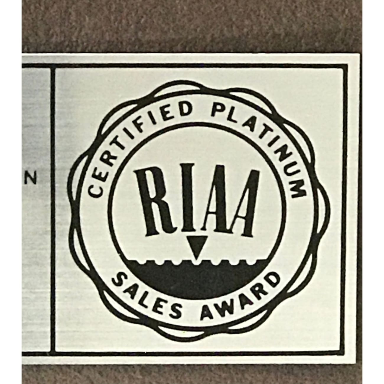 KISS Animalize RIAA Platinum Album Award - Official Music Collectible for Fans & Display - Perfect for Home, Office, or Music Memorabilia Collections