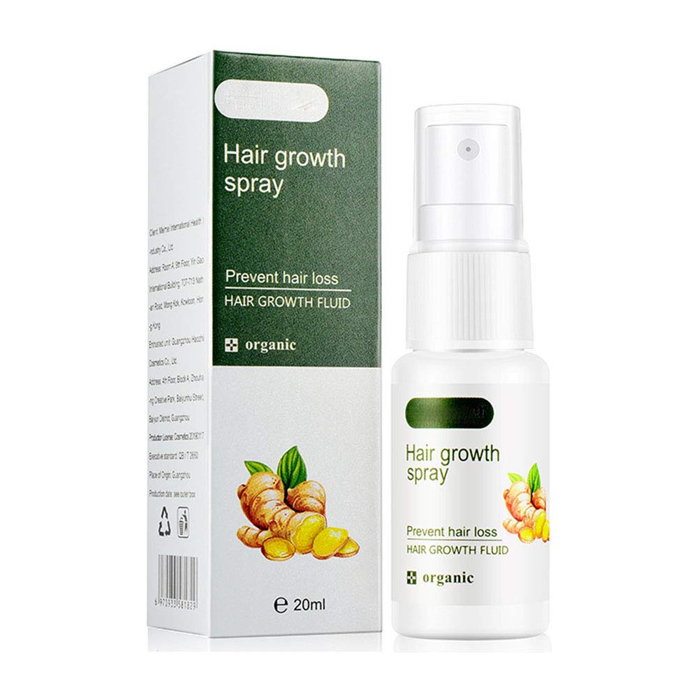 New Biotin & Ginger Hair Growth Serum - Fast Regrowth Treatment with Natural Ingredients for Thicker, Fuller Hair - Perfect for Thinning Hair, Hair Loss & Scalp Care