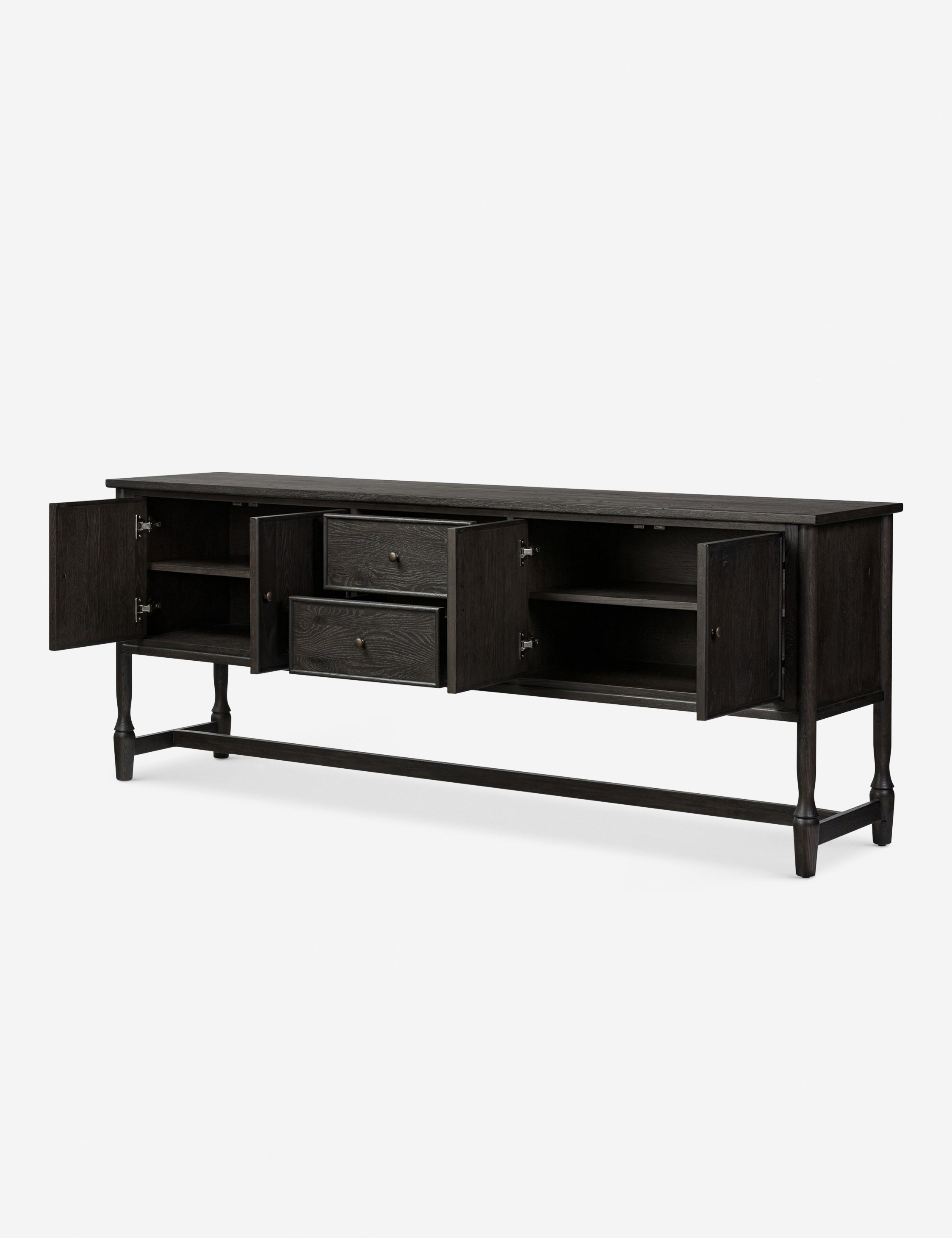 Bari Sideboard by Amber Lewis x Four Hands - Modern Wooden Buffet Cabinet for Dining Room, Living Room & Entryway Storage