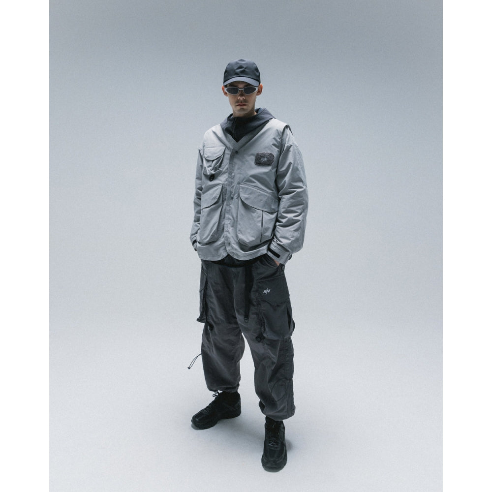 Nine Point Nine Cairn Utility Jacket Charcoal - Durable Outdoor Workwear for Hiking, Camping & Adventure