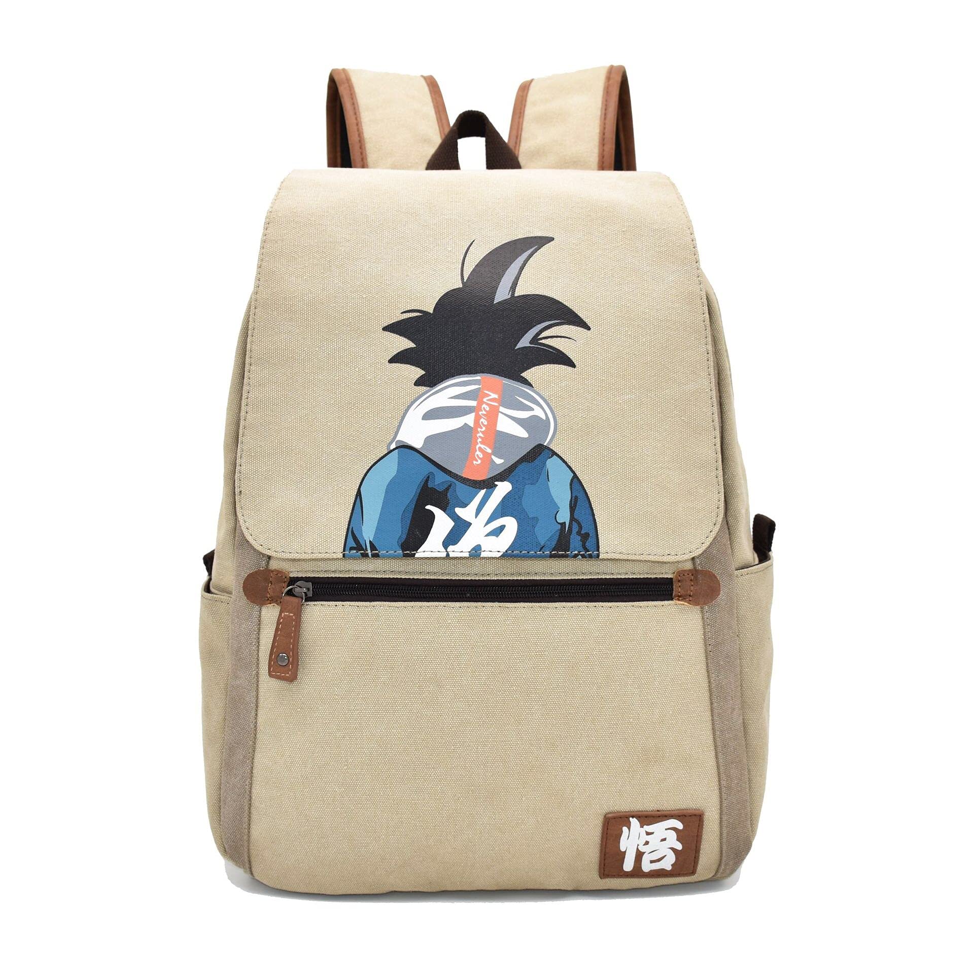 XUESUO Anime Backpack for Laptop - Large Capacity Canvas Travel Backpack for School, Work & Outdoor Adventures - Beige One Size Backpack for College, Commuting & Cosplay