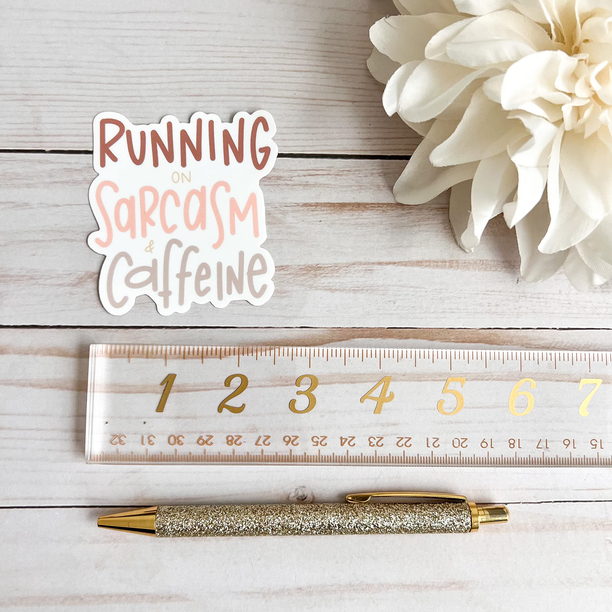 Funny Coffee Stickers - Caffeine Lover Decals with Sarcastic Quotes - Waterproof Vinyl Stickers for Laptops, Tumblers & Notebooks - Perfect Gift for Coffee Addicts & Baristas