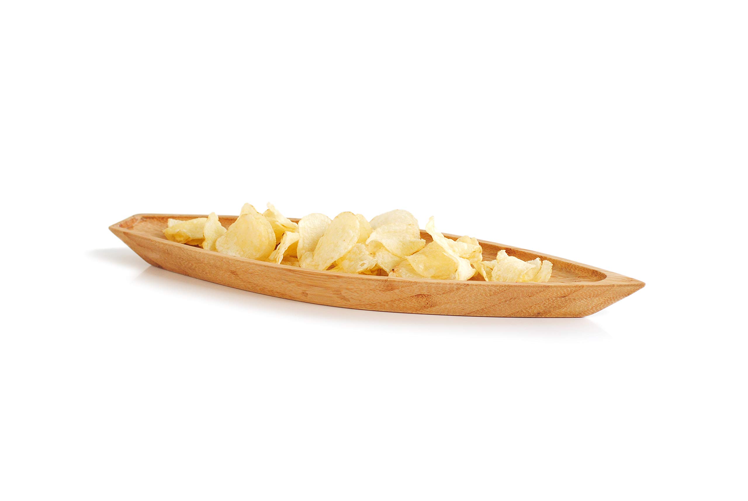 XXD Design Bamboo Fruit and Snack Bowl - Eco-Friendly Serving Dish for Parties, Picnics, and Home Decor